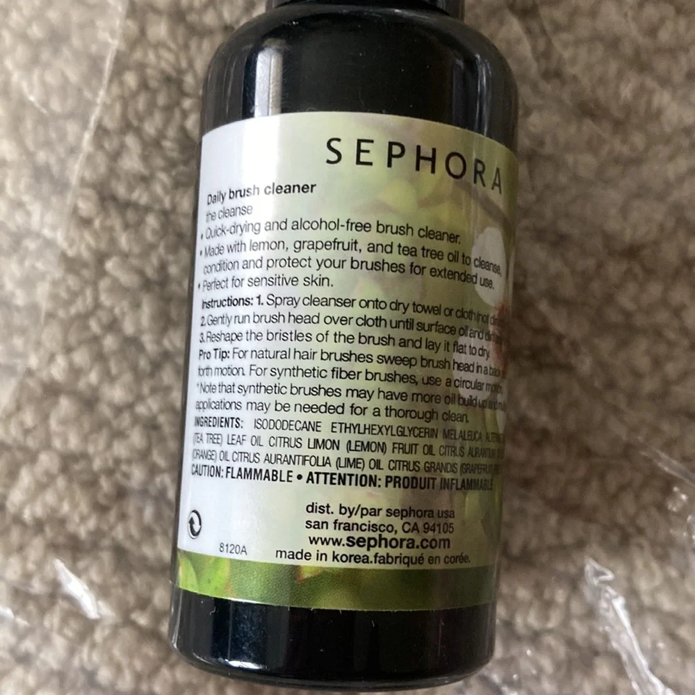 NEW Sephora Daily Brush Cleaner the Cleanse Deluxe Travel Size 2 fl oz NIB